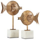 Cici Brass Fish, 2-Piece Set