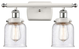 Innovations Lighting 916-2W-WPC-G54-LED Small Bell 2 Light Bath Vanity Light