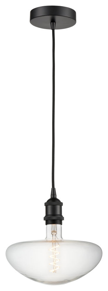 INNOVATIONS LIGHTING 616-1P-BK-BB250LED Edison 1 Light Mini Pendant