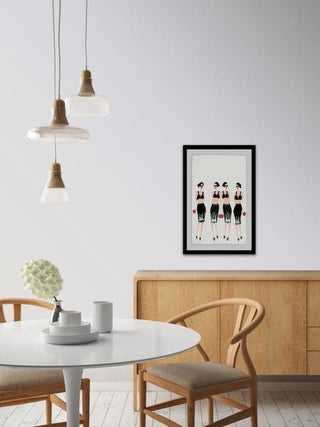 "Night Out" Framed Painting Print, 30"x45"