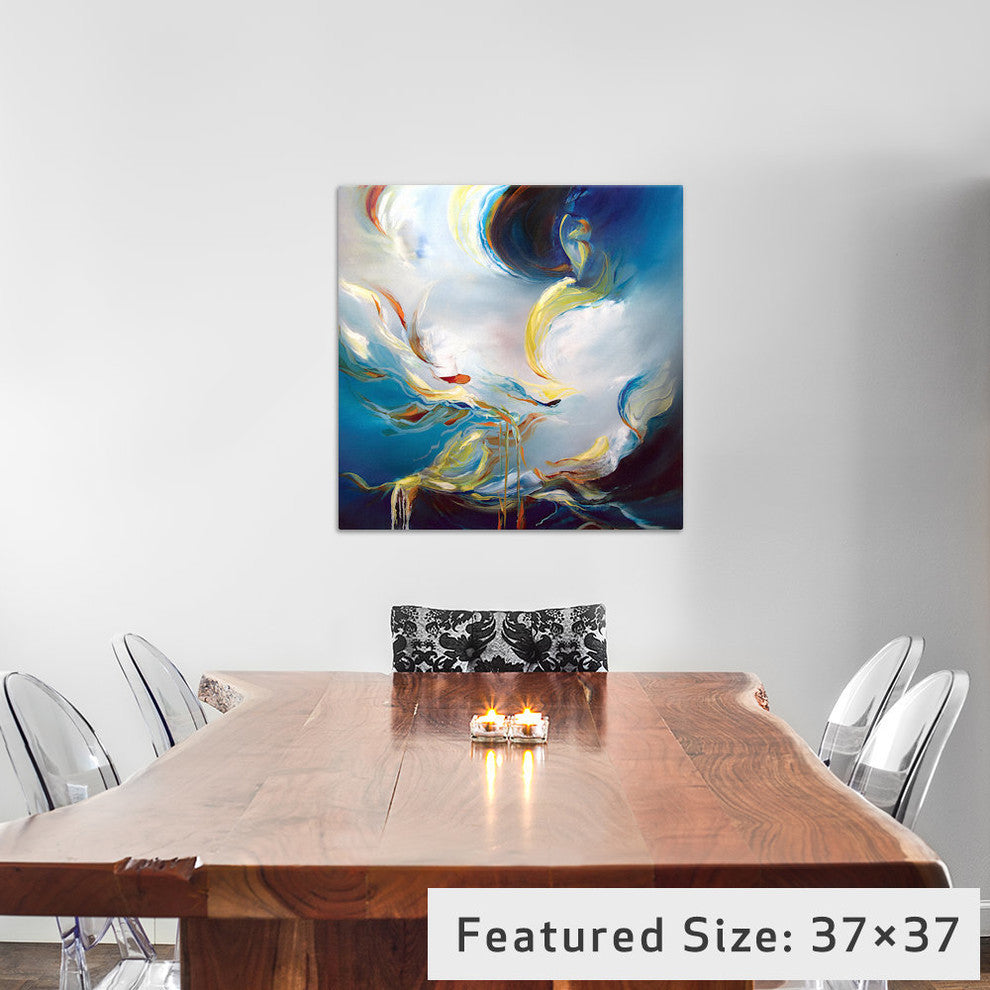 "Water's Movement" by J.A Art, 18x18x1.5