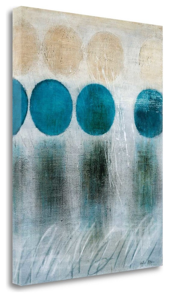 "Blue Moon II" By Heather Mcalpine, Giclee Print on Gallery Wrap Canvas