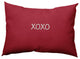 XOXO Valentines Decorative Lumbar Pillow, Brick, 14x20"