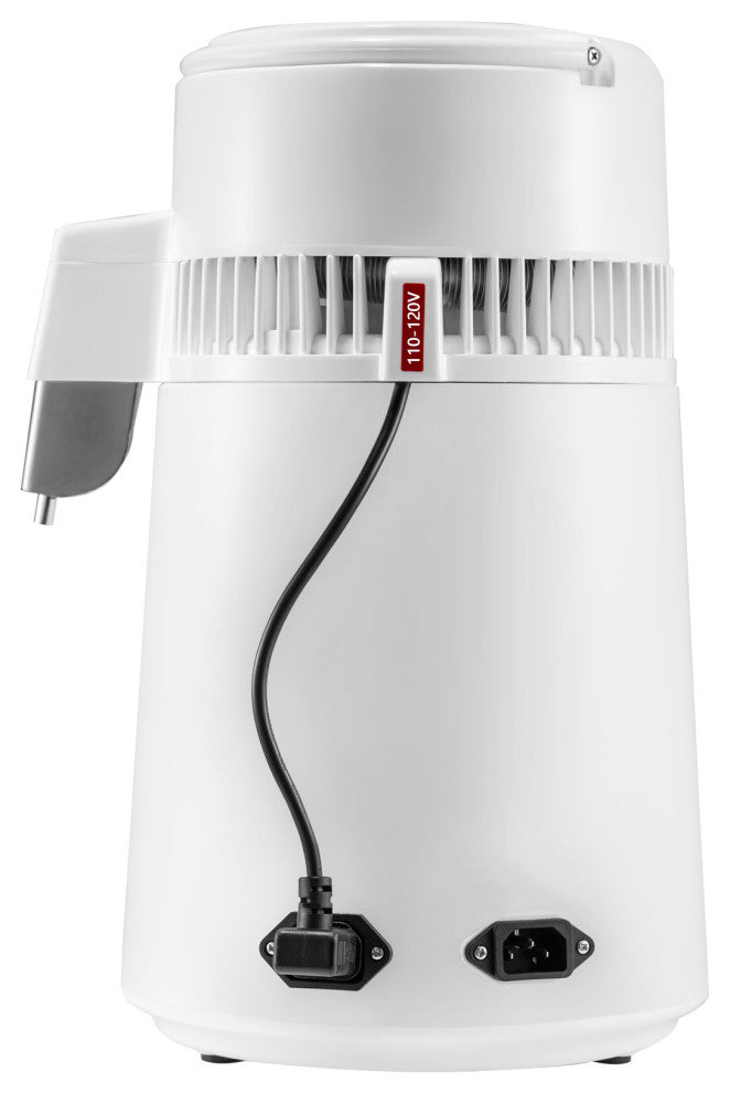 VEVOR 4L Water Distiller 1L/H Distilled Water Maker Timing & Temp Display White