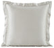 High Shine Satin Euro Sham, 27"x27", Champagne, 1 Piece