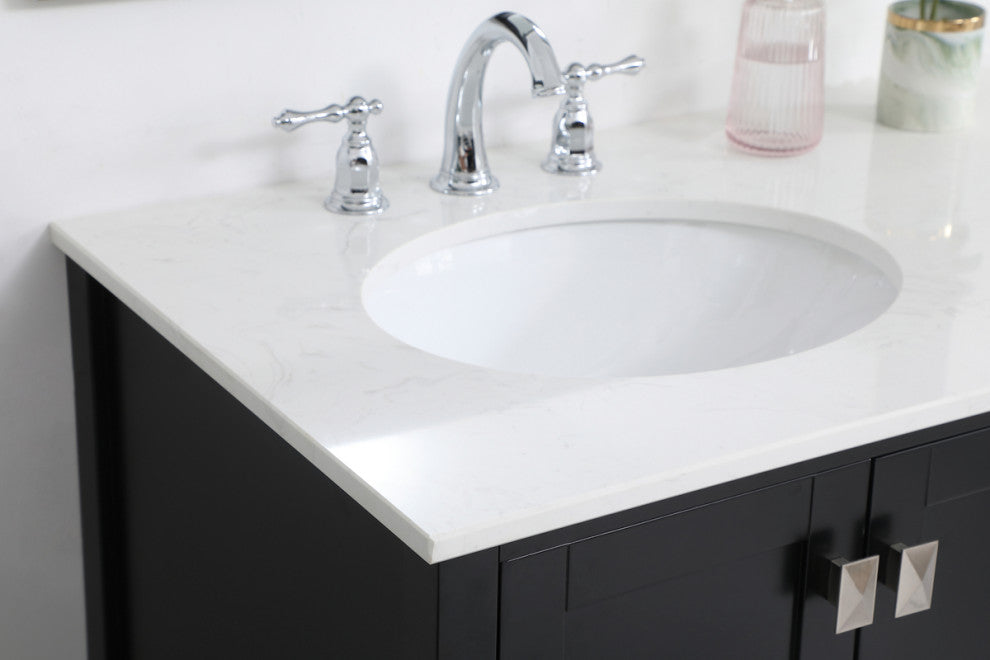 Isabel Black 36" Single Sink Bathroom Vanity