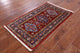 1' 11" X 3' 3" Super Kazak Handmade Wool Rug - Q12984
