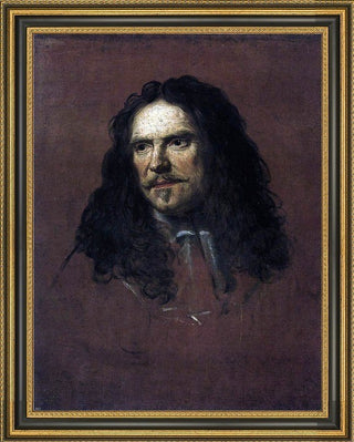 Charles Le Brun Portrait of Turenne Framed Premium Canvas Print, 21"x28"