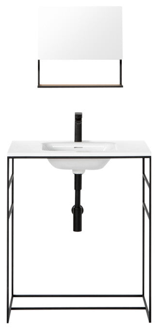 C2 30" Single Bathroom Vanity Set With Mirror