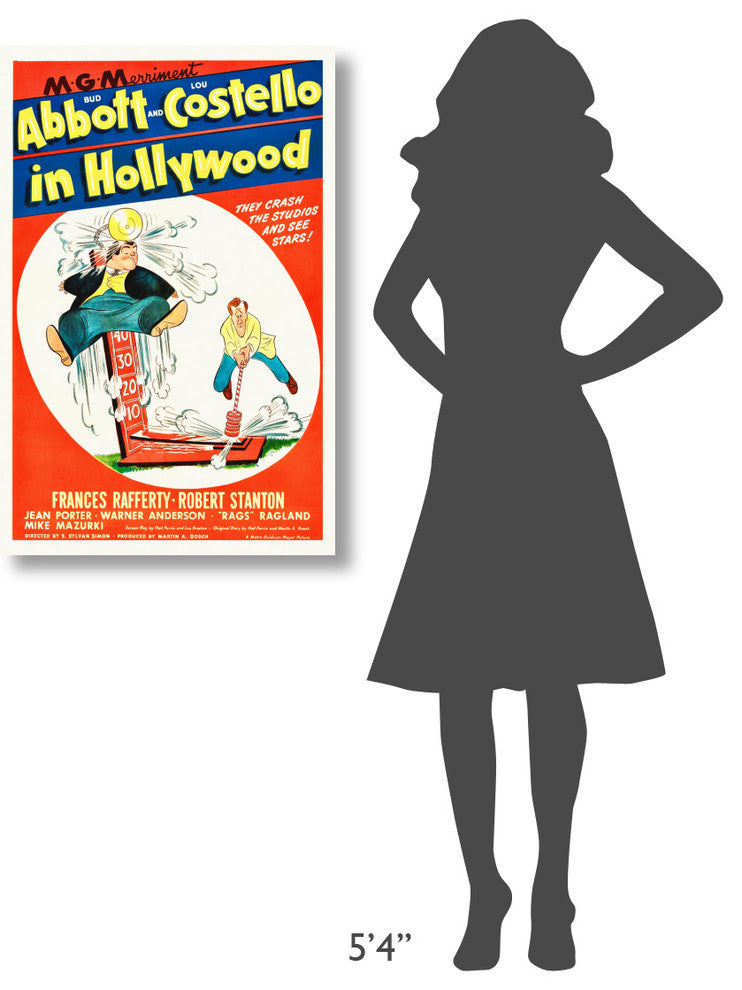 "Abbott & Costello - In Hollywood" Canvas by Hollywood Photo Archive, 24x36"