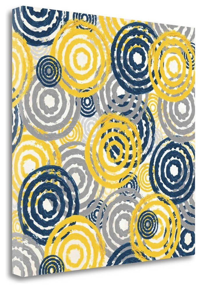 "New Circles 1" By Alicia Soave, Giclee Print on Gallery Wrap Canvas