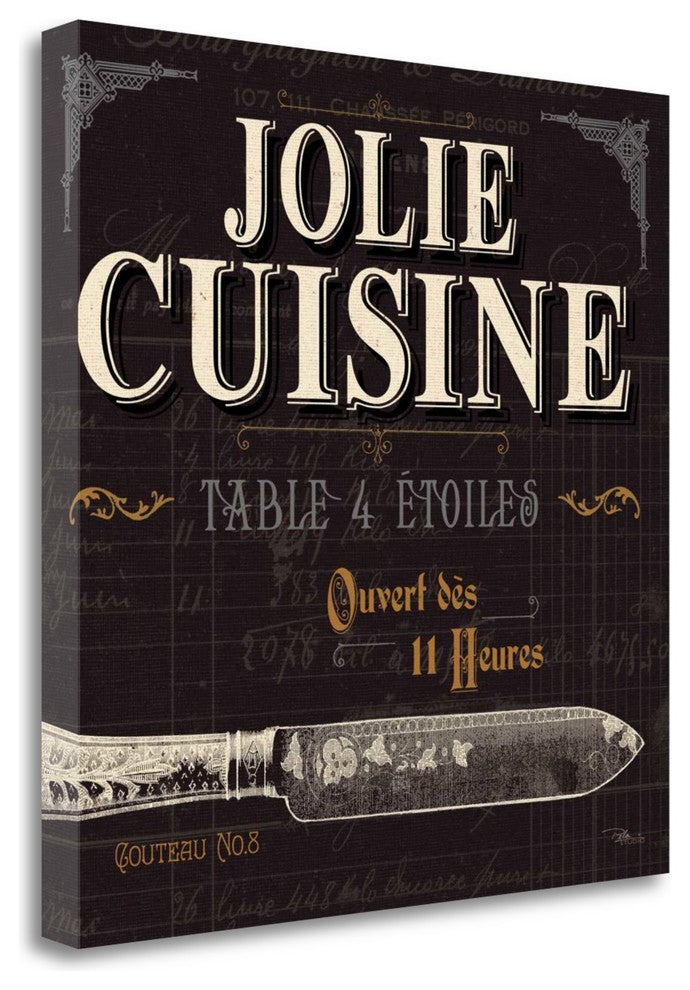 "Flavors Of France IV" By Pela Studio, Giclee Print on Gallery Wrap Canvas