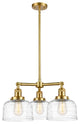 INNOVATIONS 207-SG-G713 3-Light Chandelier Satin Gold
