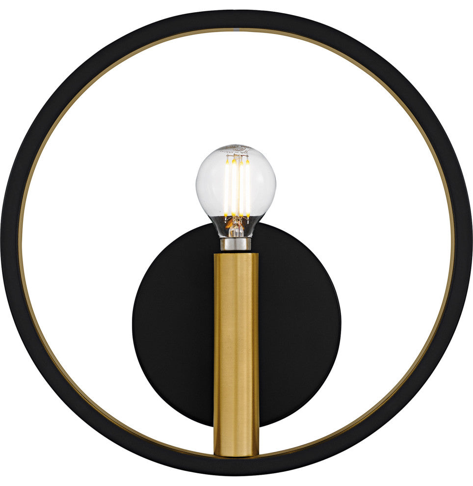 Quoizel WID8810 Winsland 10" Tall Wall Sconce - Matte Black