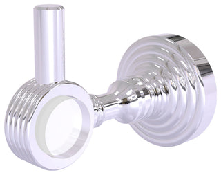 Pacific Grove Robe Hook with Groovy Accents, Polished Chrome