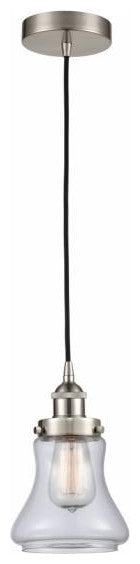 Innovations 616-1PH-SN-G192 1-Light Mini Pendant, Brushed Satin Nickel