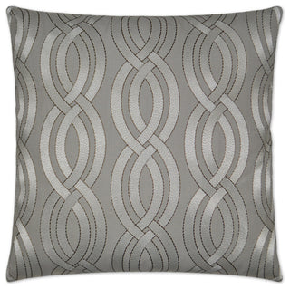 Winding Path Pillow - Grey