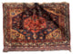 Handmade Persian Collectible Gashkai bagface 2'x2.6', 60cmx79cm 1880s