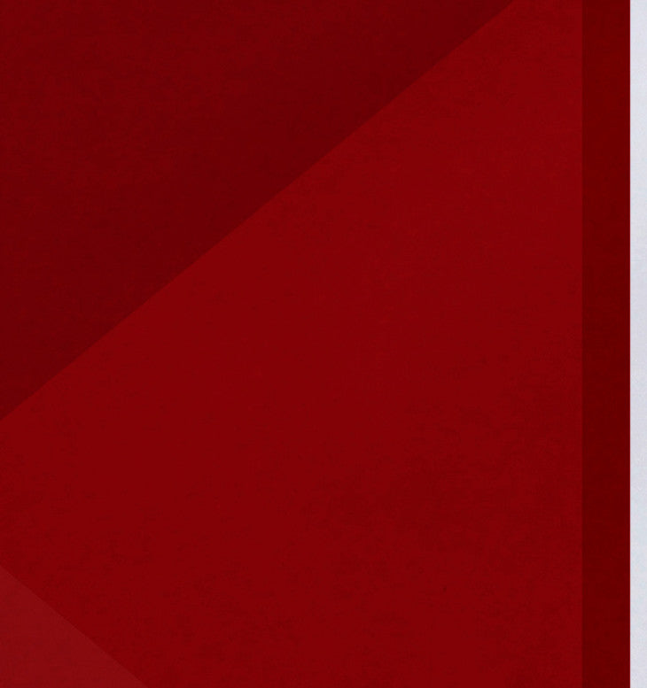18x14-inch, Nautical Angles, Geometric Print Placemat, Red (Set of 4)