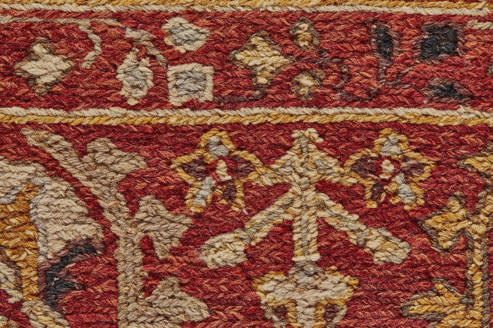 Weave & Wander Sulli Rug, Red, 2'x3'