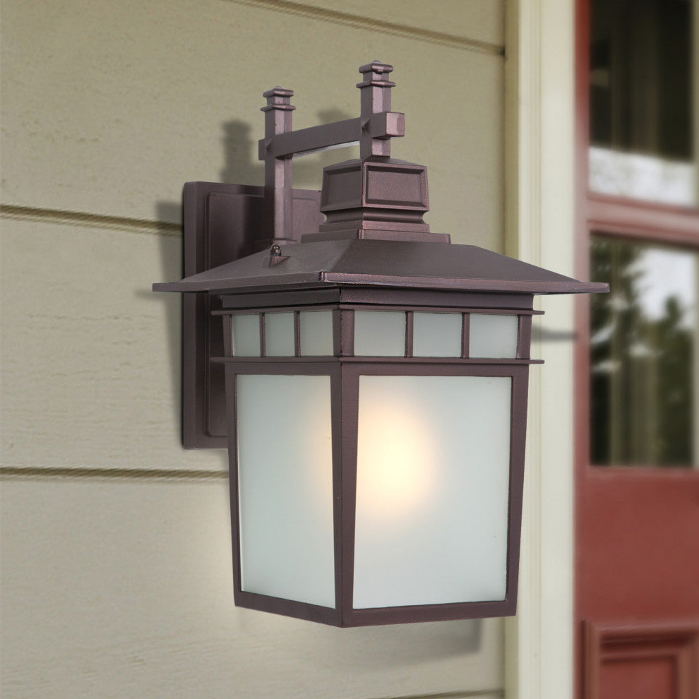 Nine Fluorescent Exterior Sconce