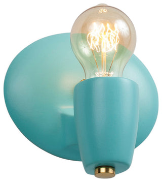 Ovalesque Wall Sconce, Reflecting Pool, Polished Brass