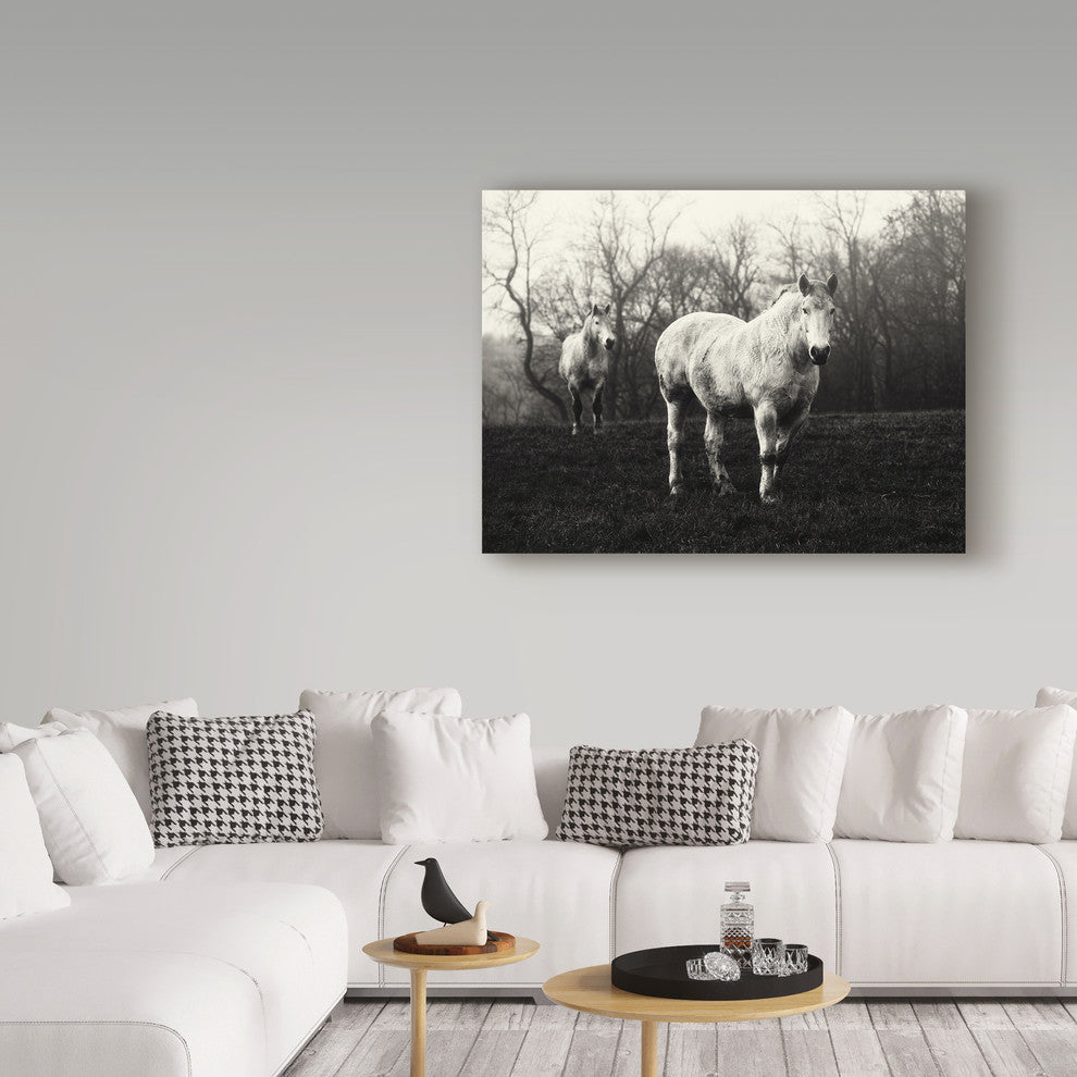 Aledanda 'Leading The Way Horses' Canvas Art