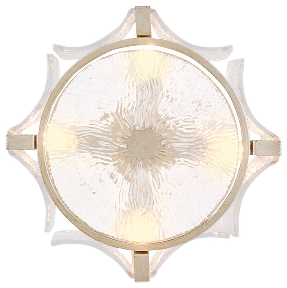 Fredrick Ramond Florian Medium Semi-Flush Mount, Glacial