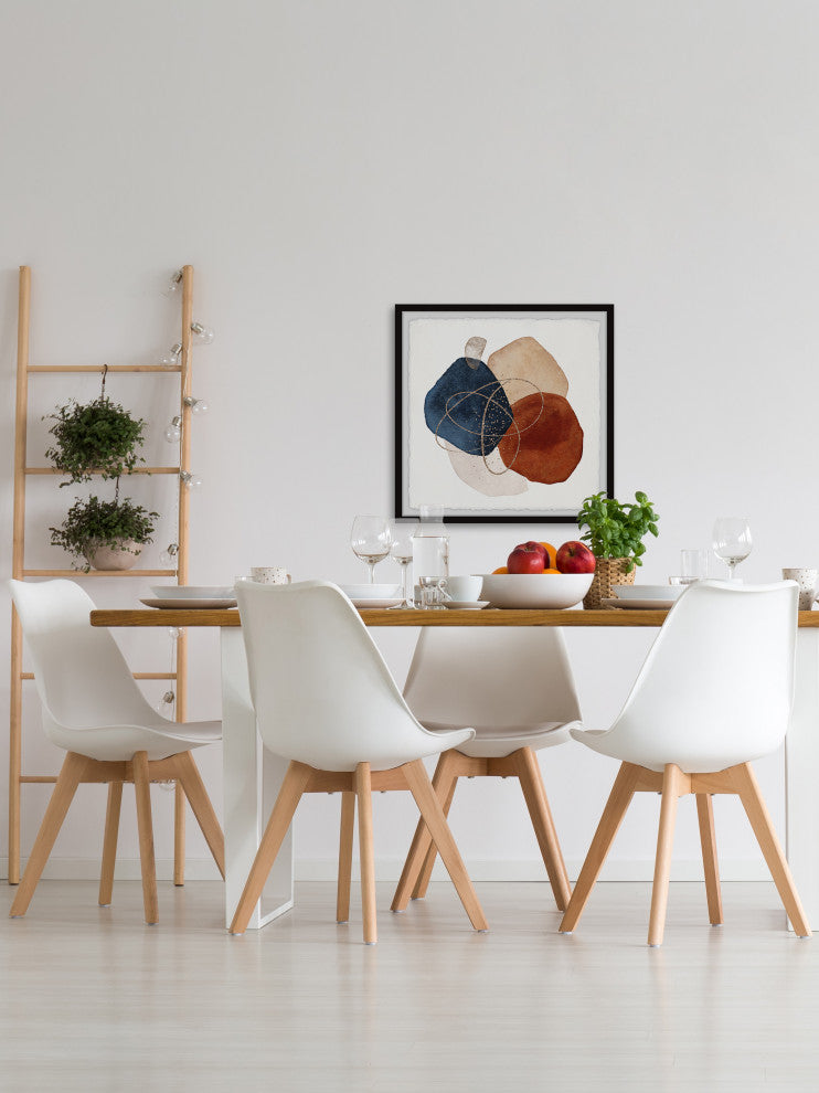 "Dynamic Tension" Framed Painting Print, 18x18
