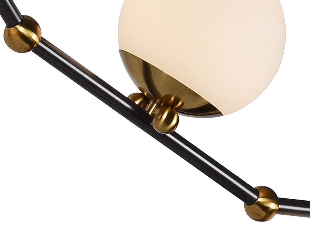 Chianti 54" ETL Certified Integrated LED Chandelier, Antique Brass