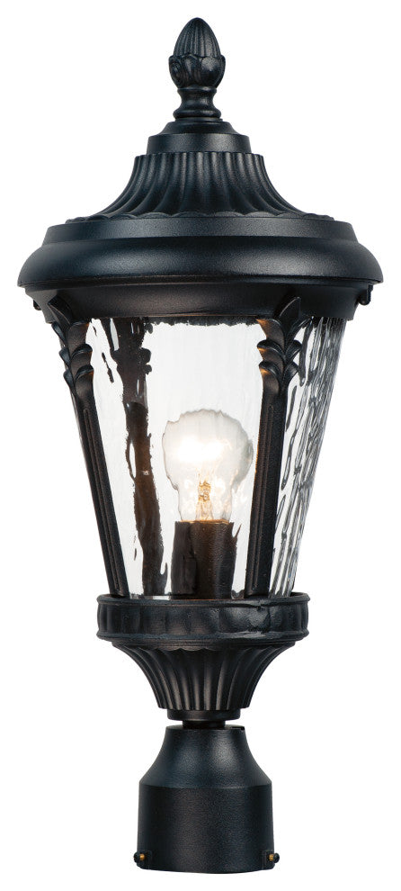 Maxim Sentry One Light Outdoor Pole/Post Lantern 3050WGBK