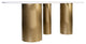 Balmain Stone Top Oval Dining Table for 6, Gold and White