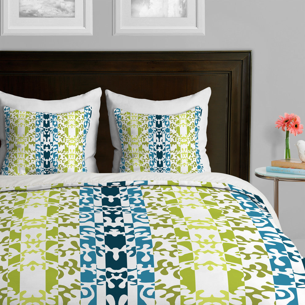 Deny Designs Karen Harris Jackson Street Cool Duvet Cover-Lightweight