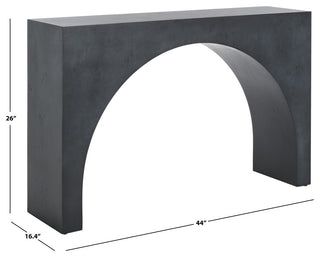 Safavieh Couture Katelynn Burled Mappa Console Table, Grey