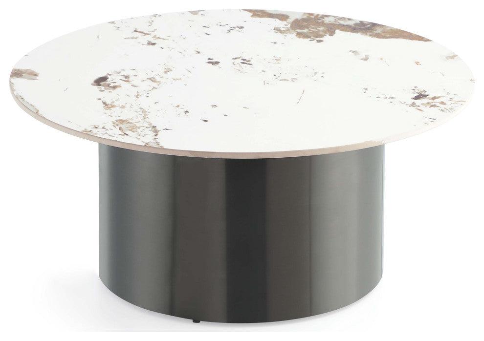 Manhattan Comfort 2-Piece Alondra Coffee and End Table