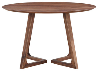 Godenza Dining Table Round, Walnut