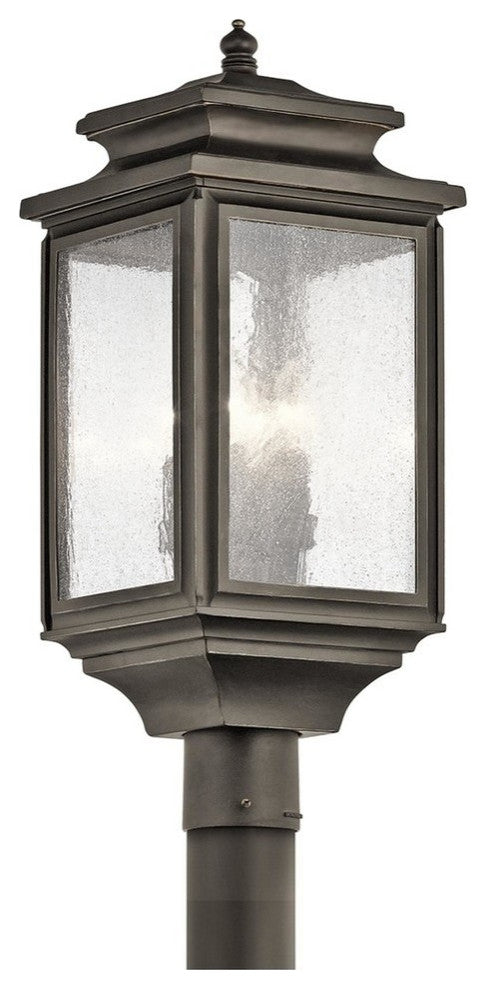 Kichler Wiscombe Park 4 Light Outdoor Post Lantern in Olde Bronze