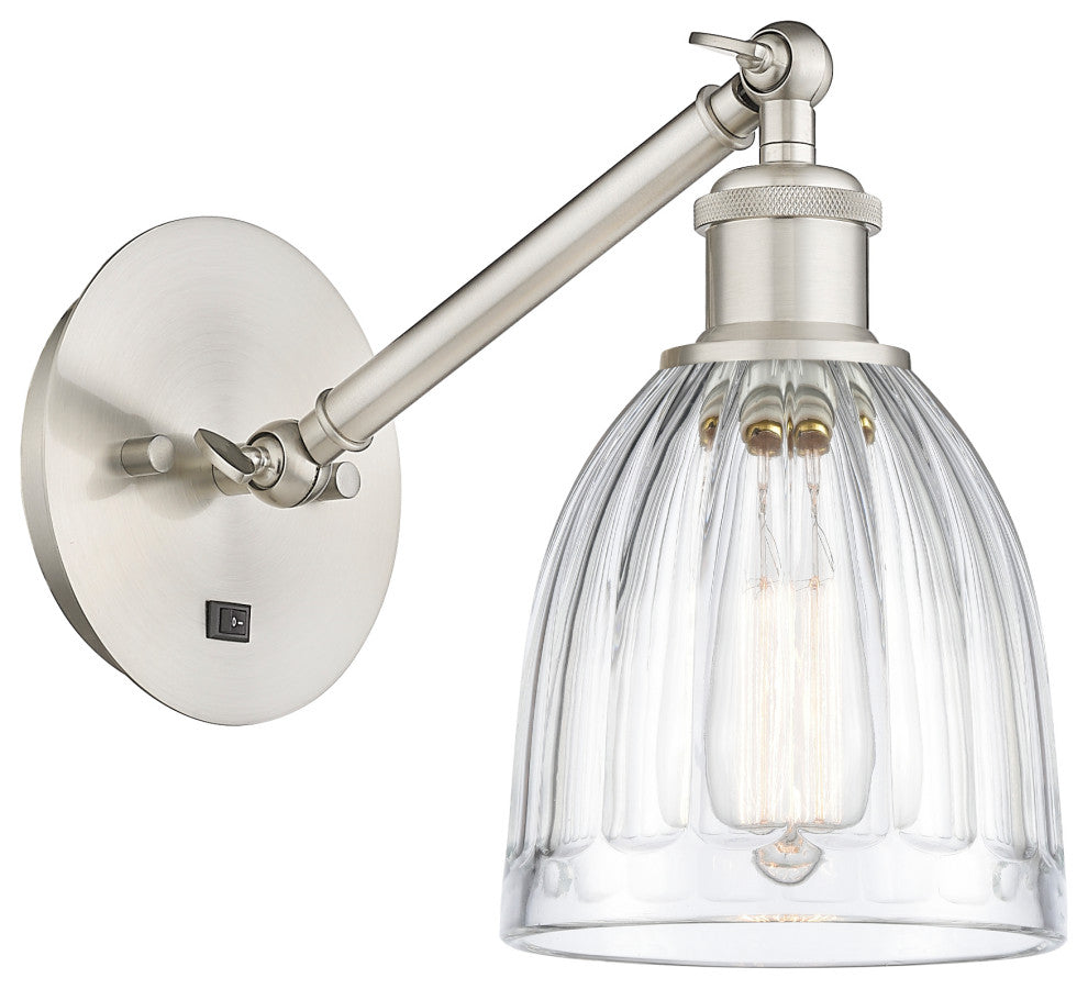 Innovations 317-1W-SN-G442-LED 1 Light Sconce, Brushed Satin Nickel