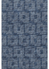 Premium Machine Washable Mayfield AMF33 Blue 9' x 12' Rug