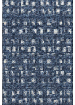 Premium Machine Washable Mayfield AMF33 Blue 9' x 12' Rug