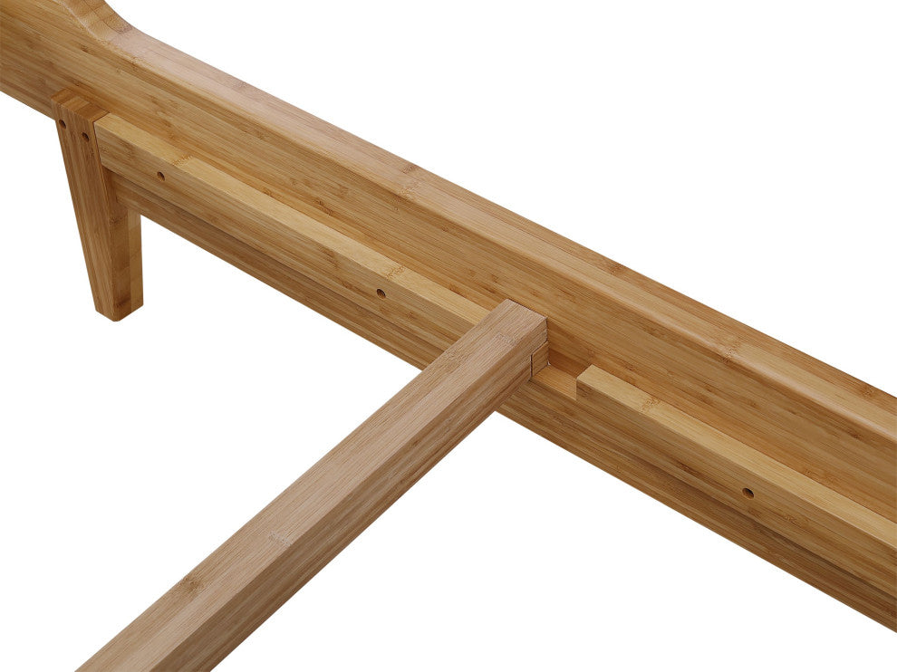 Currant Platform Bed, Caramelized, Queen