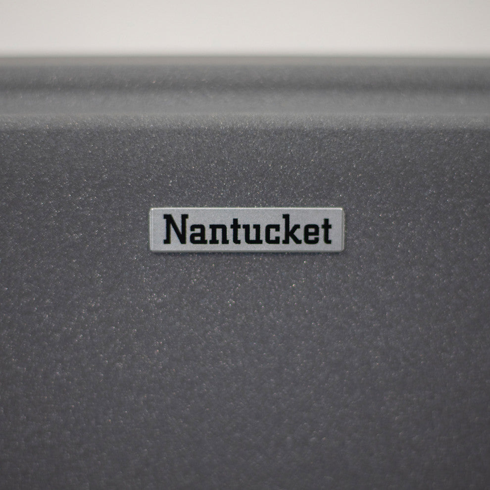 Nantucket Sinks Undermount Workstation Granite Composite, Titanium