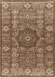Well Woven Serenity Millie Traditional Vintage Medallion Brown Area Rug SE-18