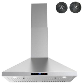 Streamline 30" Giulio Convertible Wall Mount Range Hood, Stainless Steel
