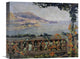 "Monaco: Vue sur la Mer" Stretched Canvas Giclee by Gugliemo Ciardi, 16"x13"