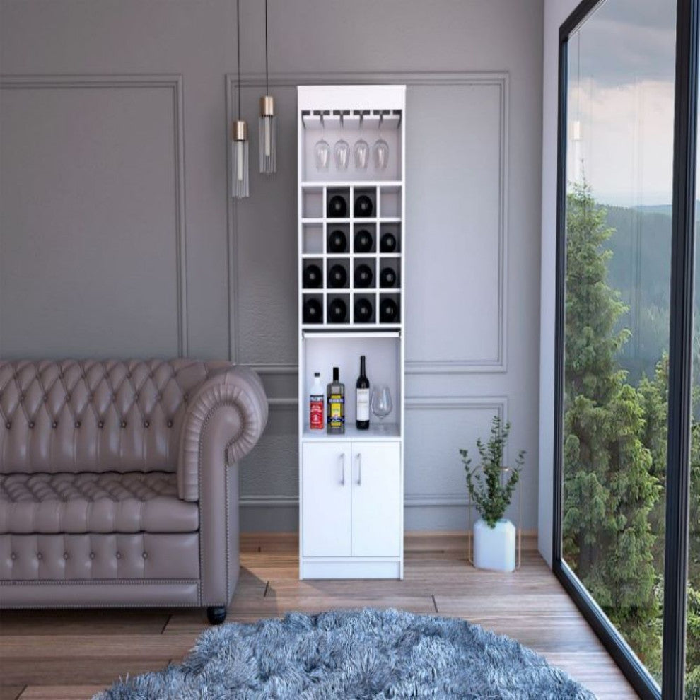 Bar Cabinet Modoc, Living Room, White