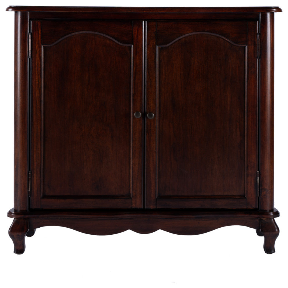 Leyden European Accent Cabinet, Dark Brown