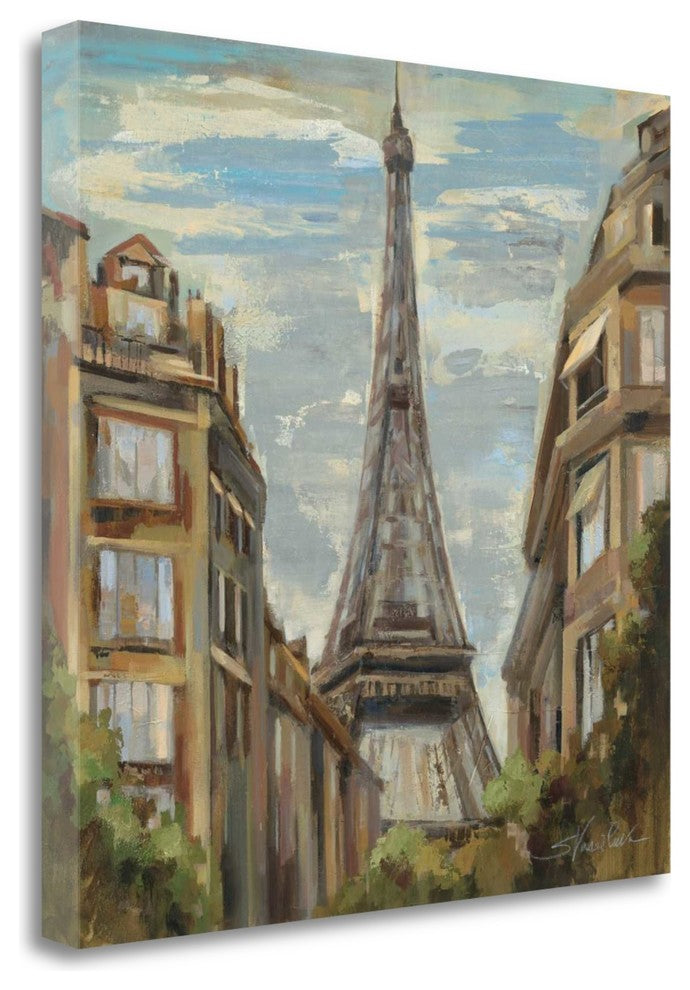 "A Moment In Paris I" By Silvia Vassileva, Giclee Print on Gallery Wrap Canvas