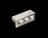 Attica Pull Cabinet Handle, Chrome, Swarovski Crystal