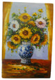 Oil Paint Canvas Art Sunflower Wall Decor